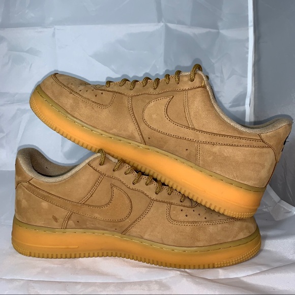 Nike Air Force One Low Flax/ Wheat men’s size 10.5 - Picture 5 of 7